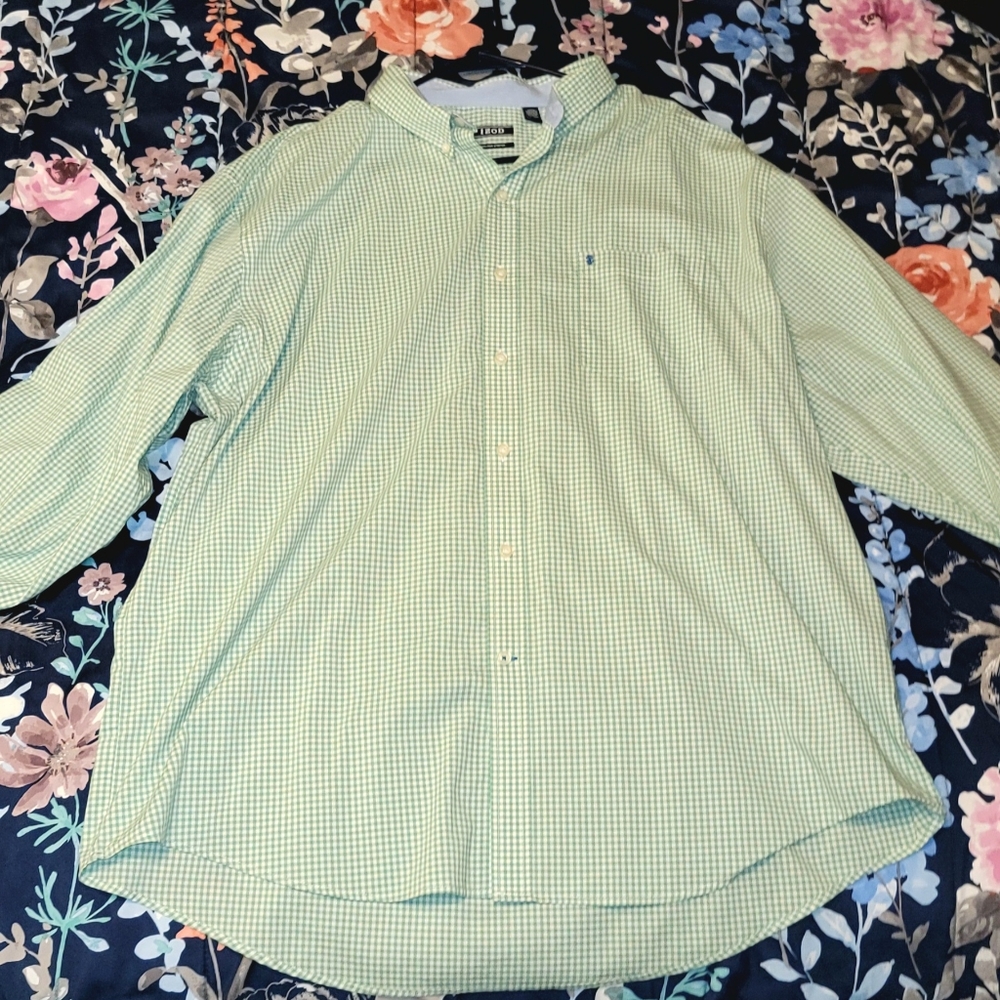 Long sleeve button up izod Shirts